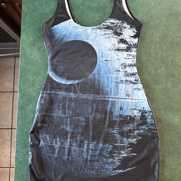 Blackmilk Death Star/Star Wars Sci-Fi Mini Dress - Picture 2 of 3